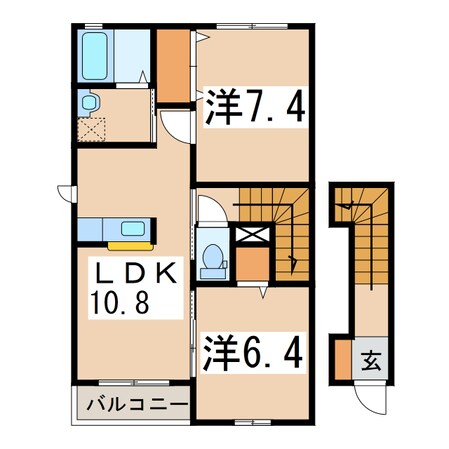 メイプルハイムの物件間取画像